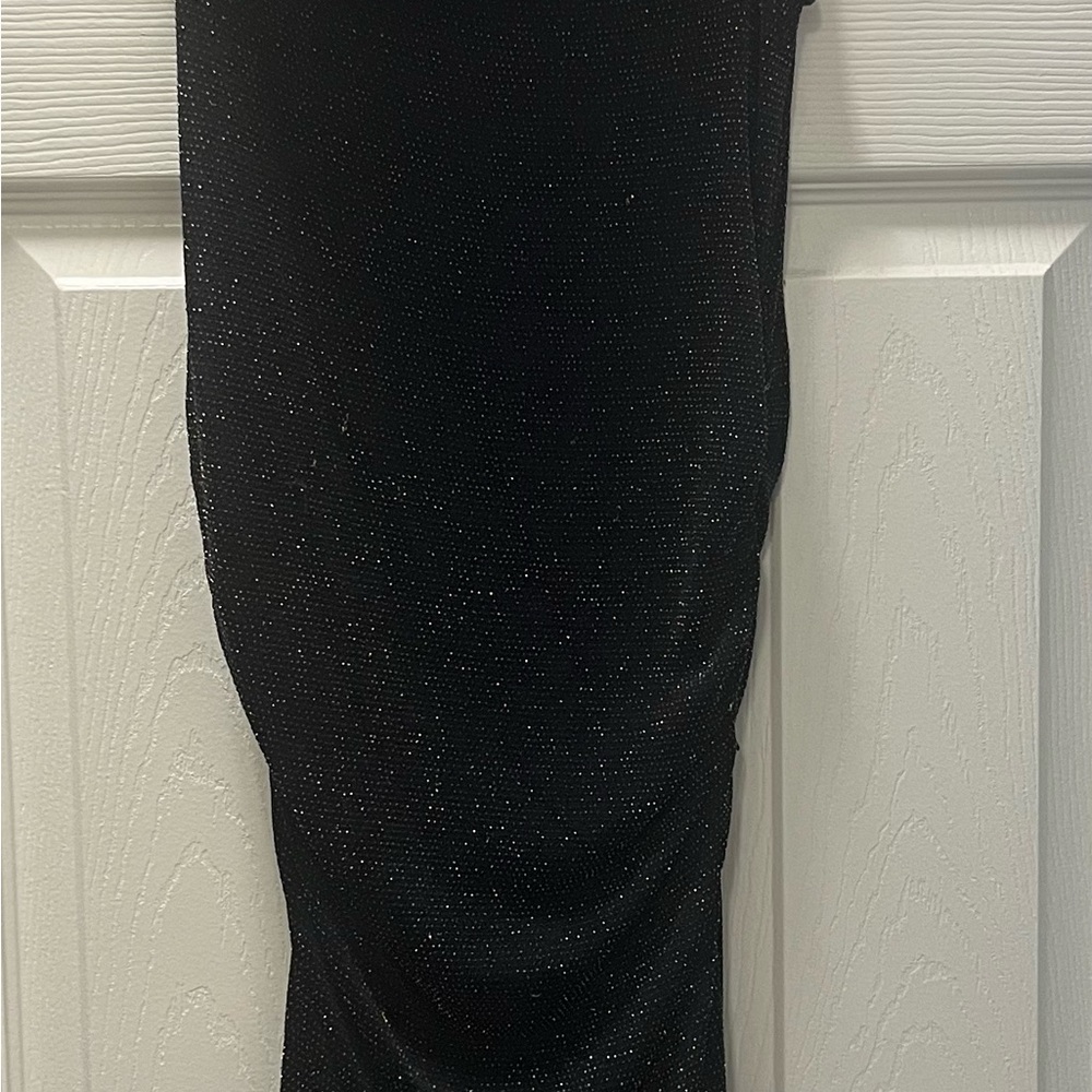 Sofia By Sofia Vergara Black Ruched One Shoulder … - image 3